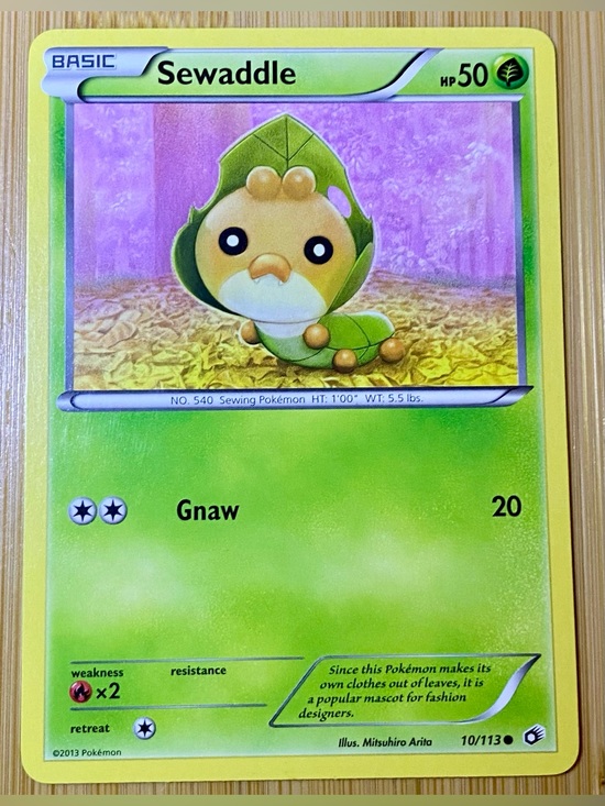 Pokemon Other - POKÉMON Sewaddle Legendary Treasures Set; 10/113; PRISTINE CONDITION.